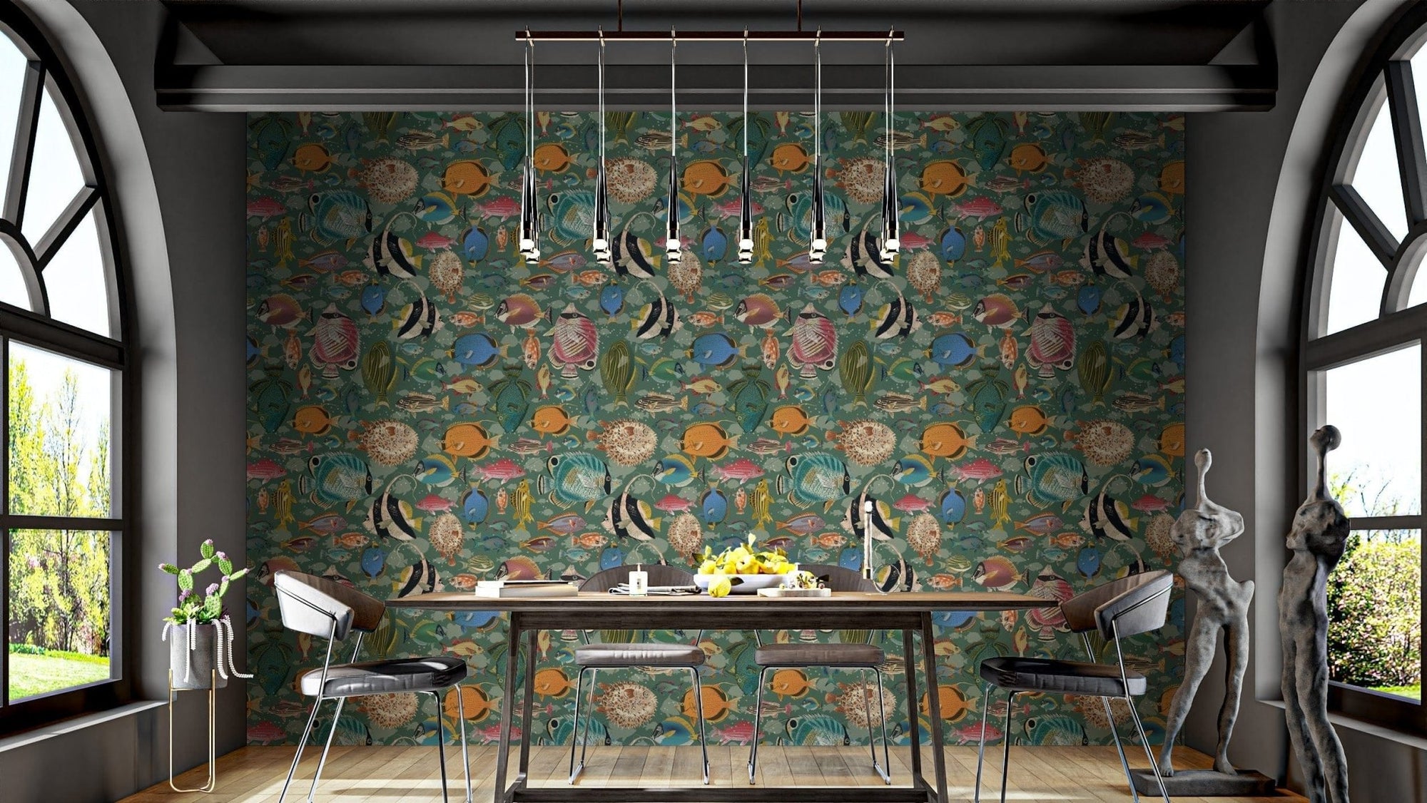Enchanting Aquatic Dance Wallpaper, AN51