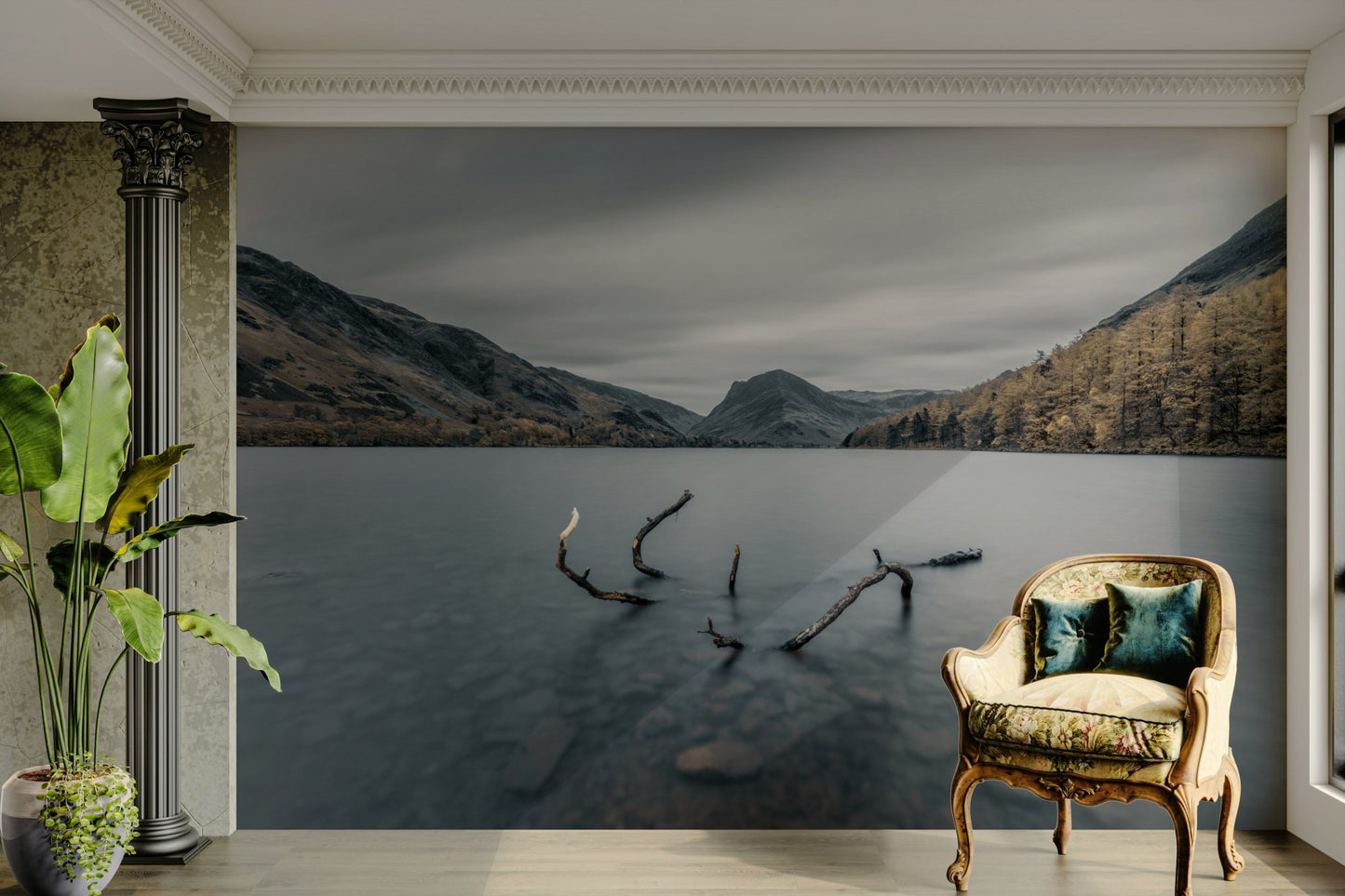 The mood is peaceful and tranquil.

