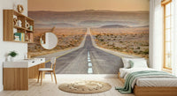 Endless Journey wallpaper in a bright dining area.