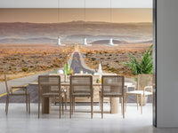 Endless Journey wall mural for a modern hallway design.