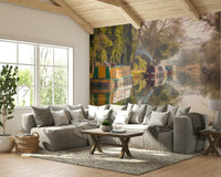 Tranquil waterway wallpaper for walls

