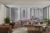 English Houses Facade Wall Mural