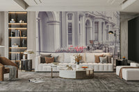 English Houses Facade Wall Mural