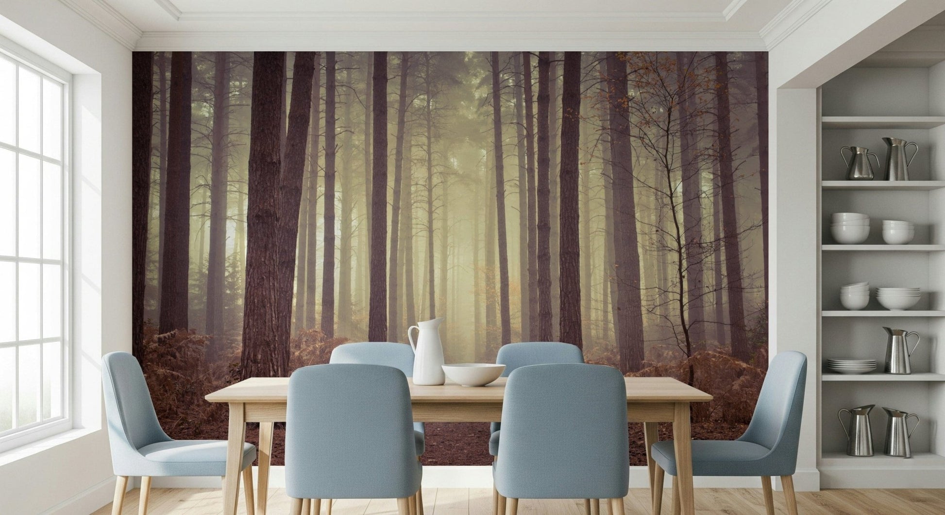 Enigmatic Beauty of Forest Wall Mural