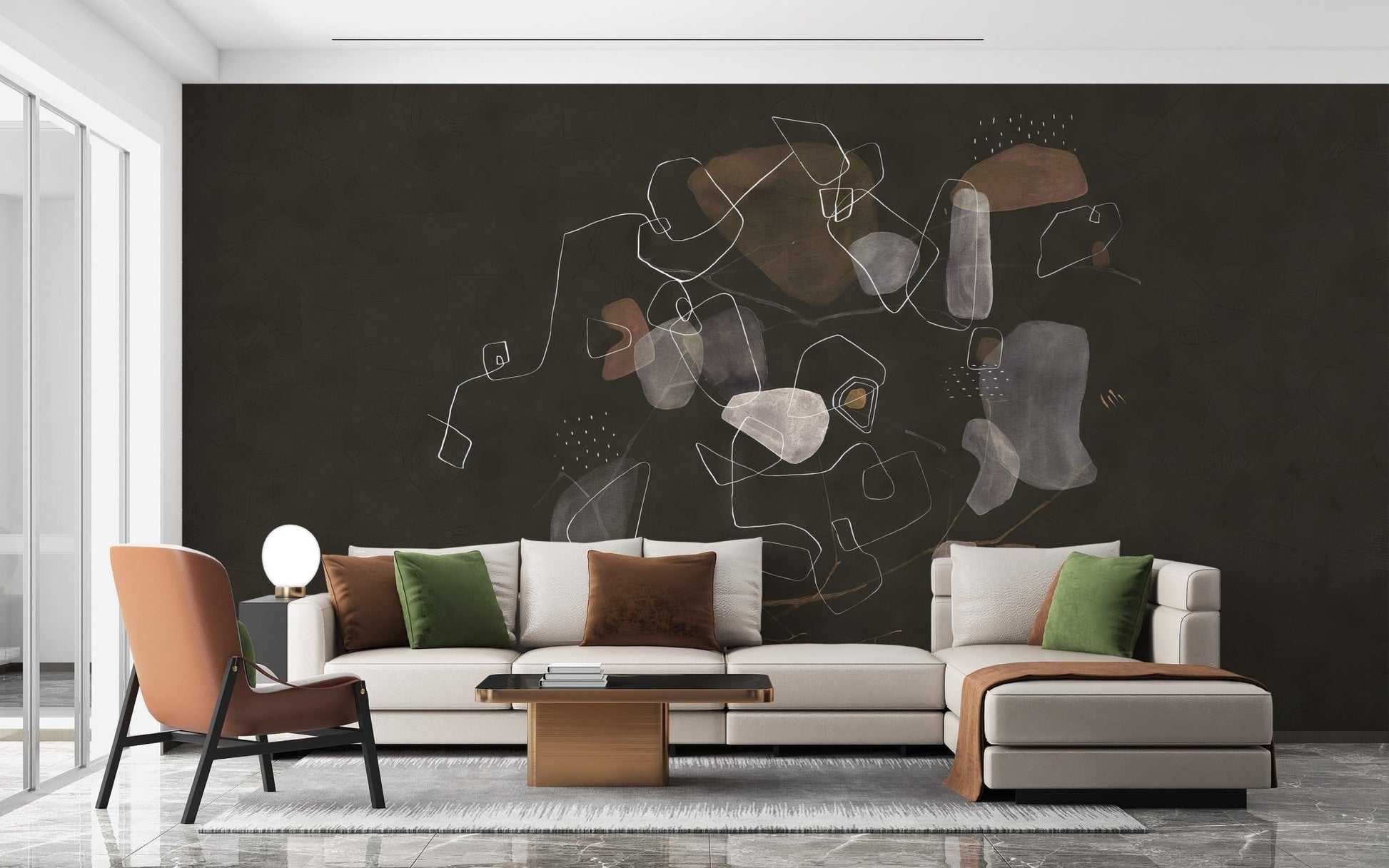 Enigmatic Cosmic Wall Mural - Giffywalls