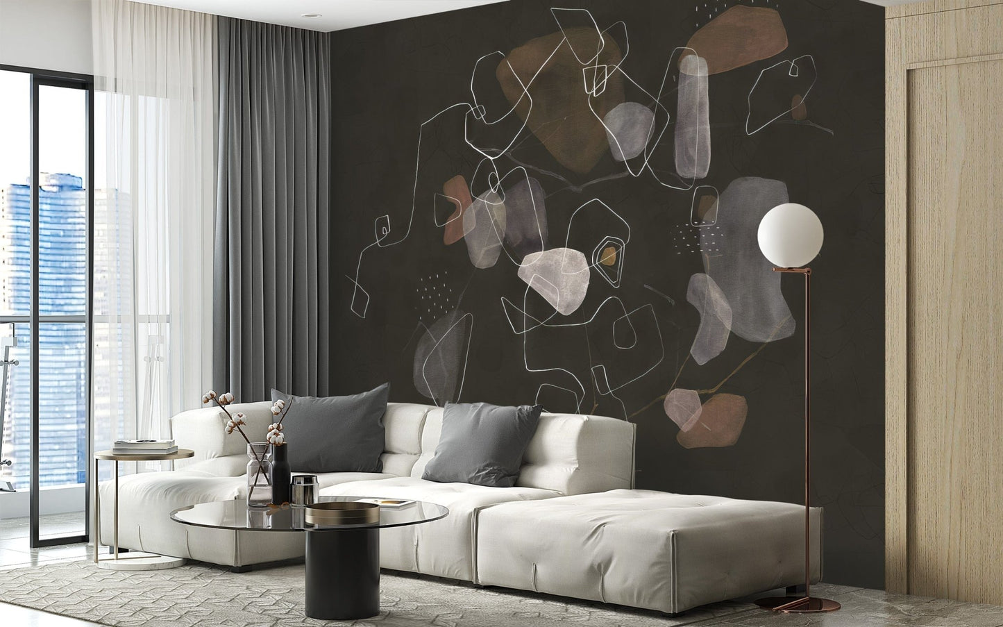 Enigmatic Cosmic Wall Mural - Giffywalls