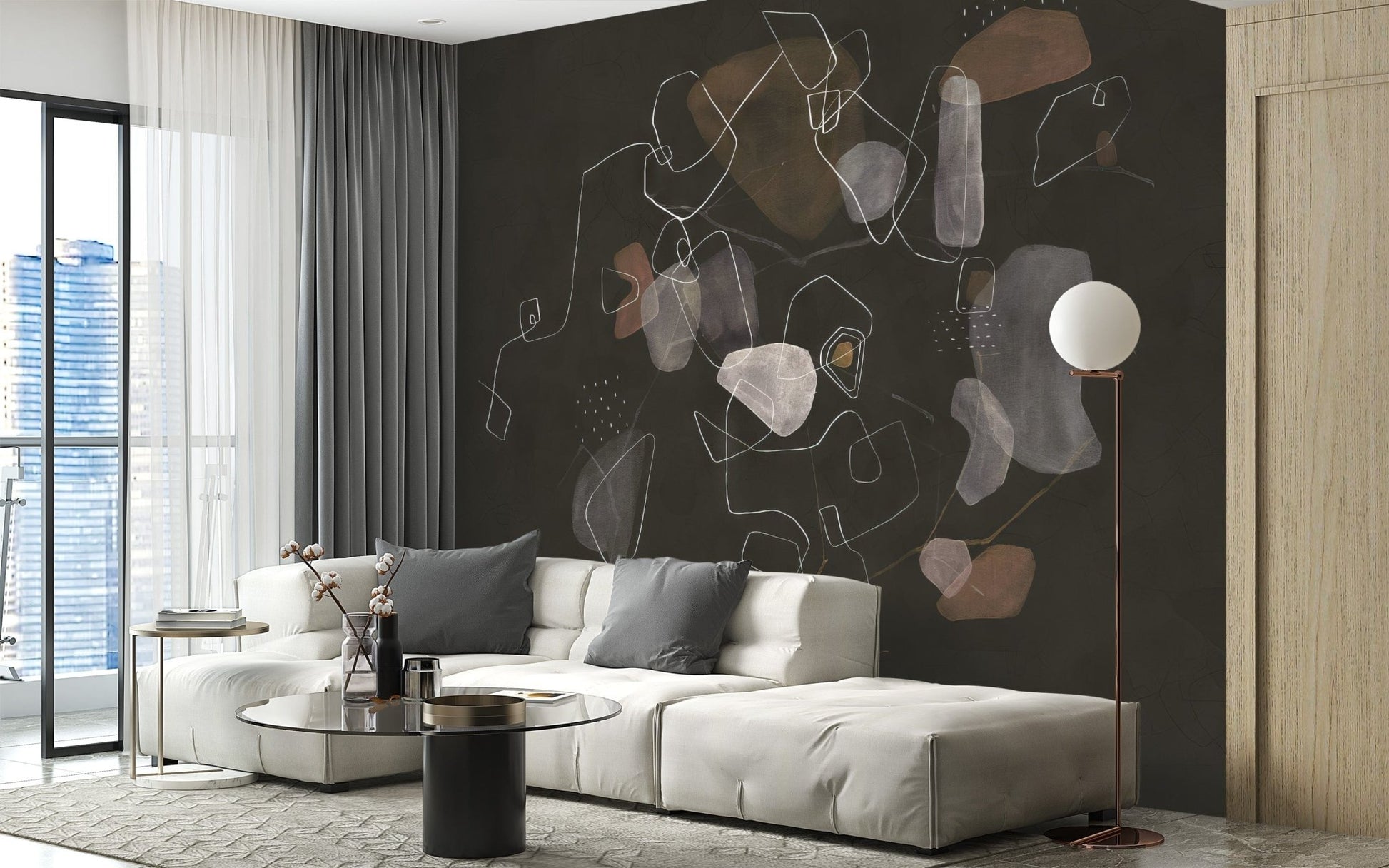Enigmatic Cosmic Wall Mural - Giffywalls