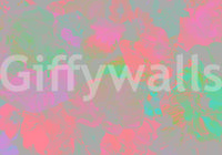 Light floral design for living space

