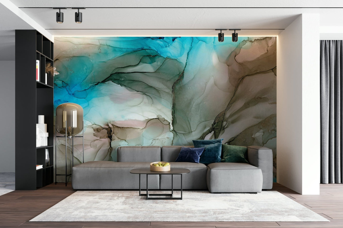 Soft waves and underwater plants creating a peaceful vibe

