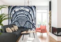 Deep perspective architectural wall art for offices.