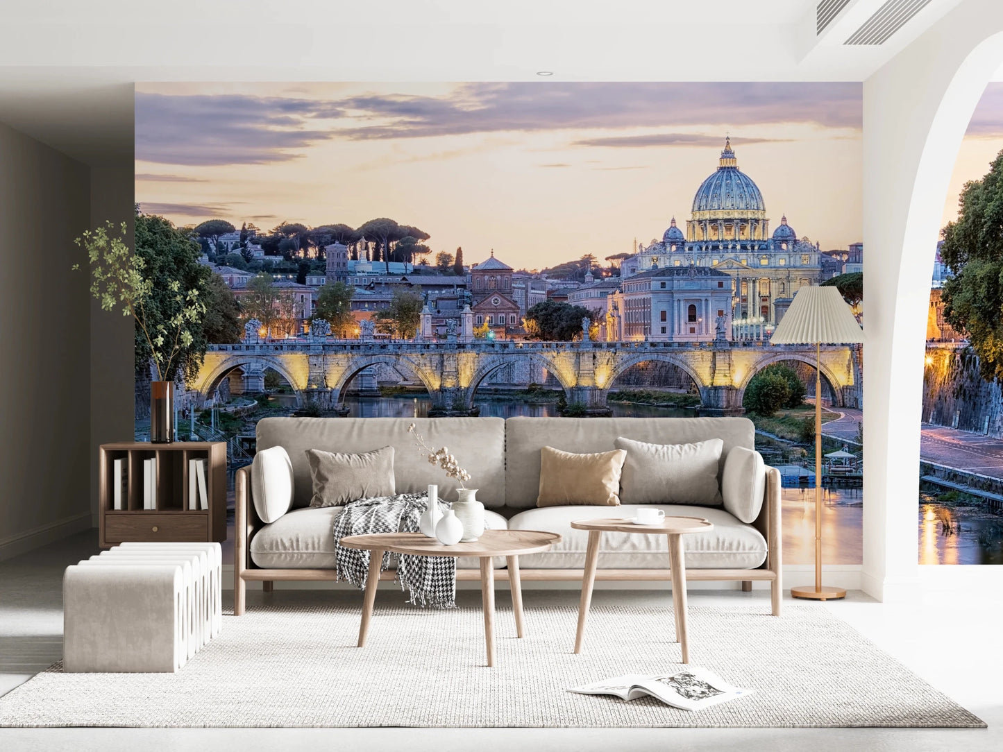 Eternal City Lights Wall Mural