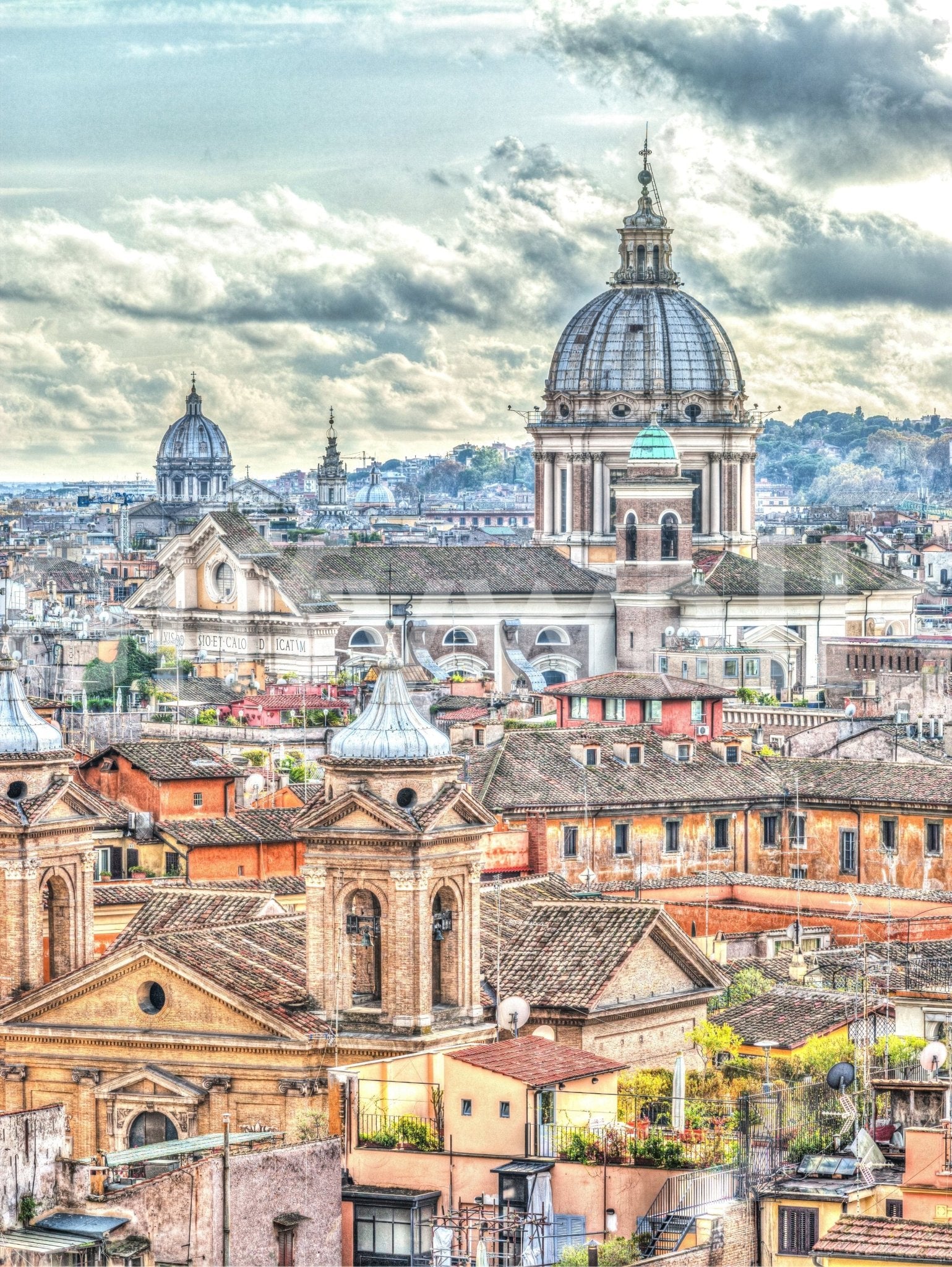 Eternal City View Wall Mural