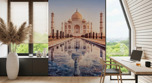 Taj Mahal reflection in Eternal Taj wall mural for a office room