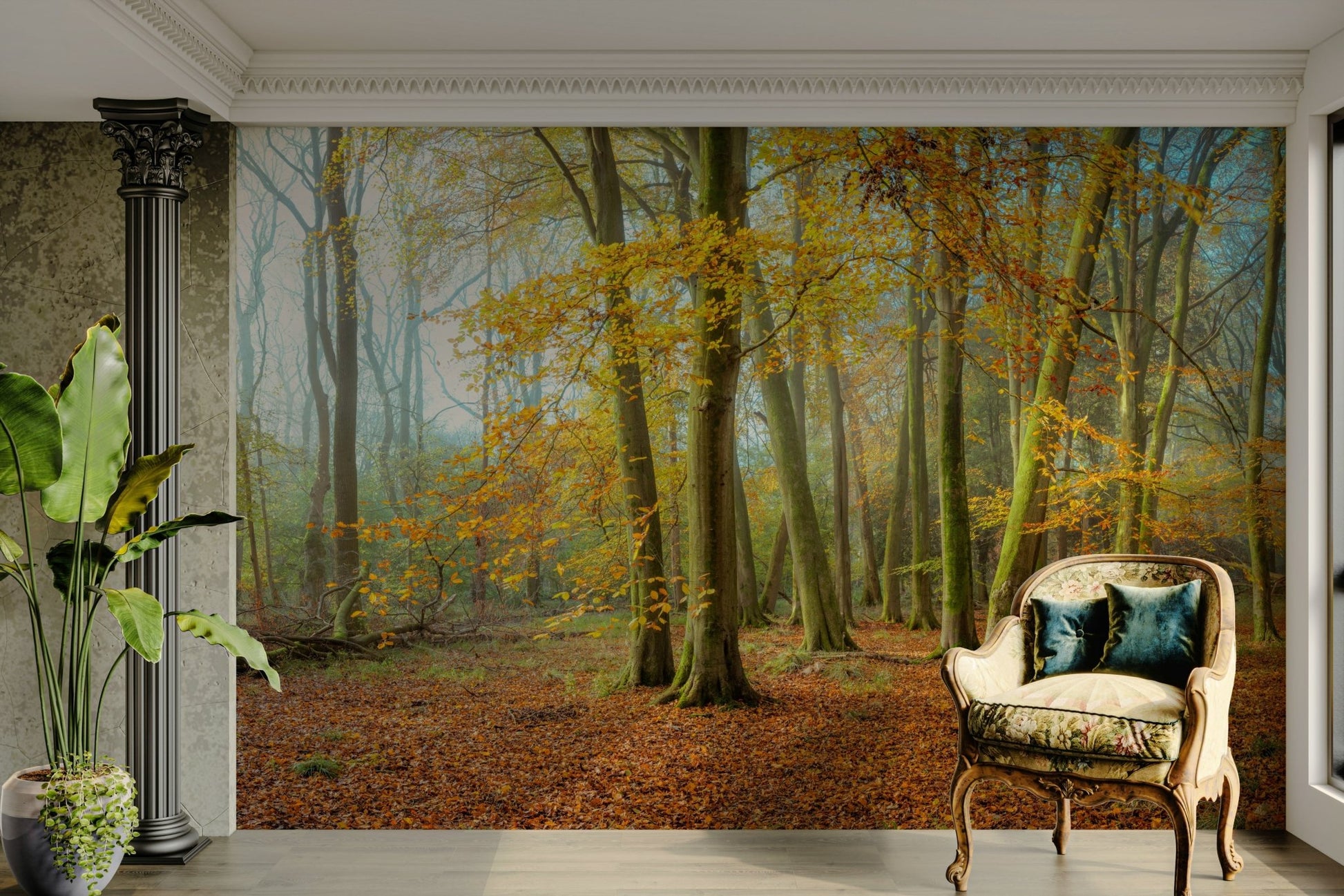 High-quality mural wallpaper that brings nature indoors

