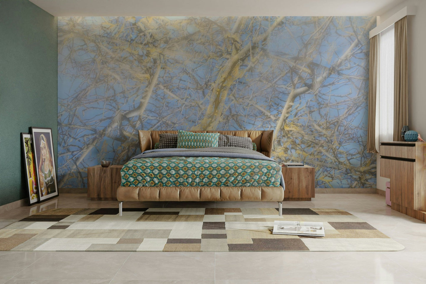 Artistic rendering of a natural scene.

