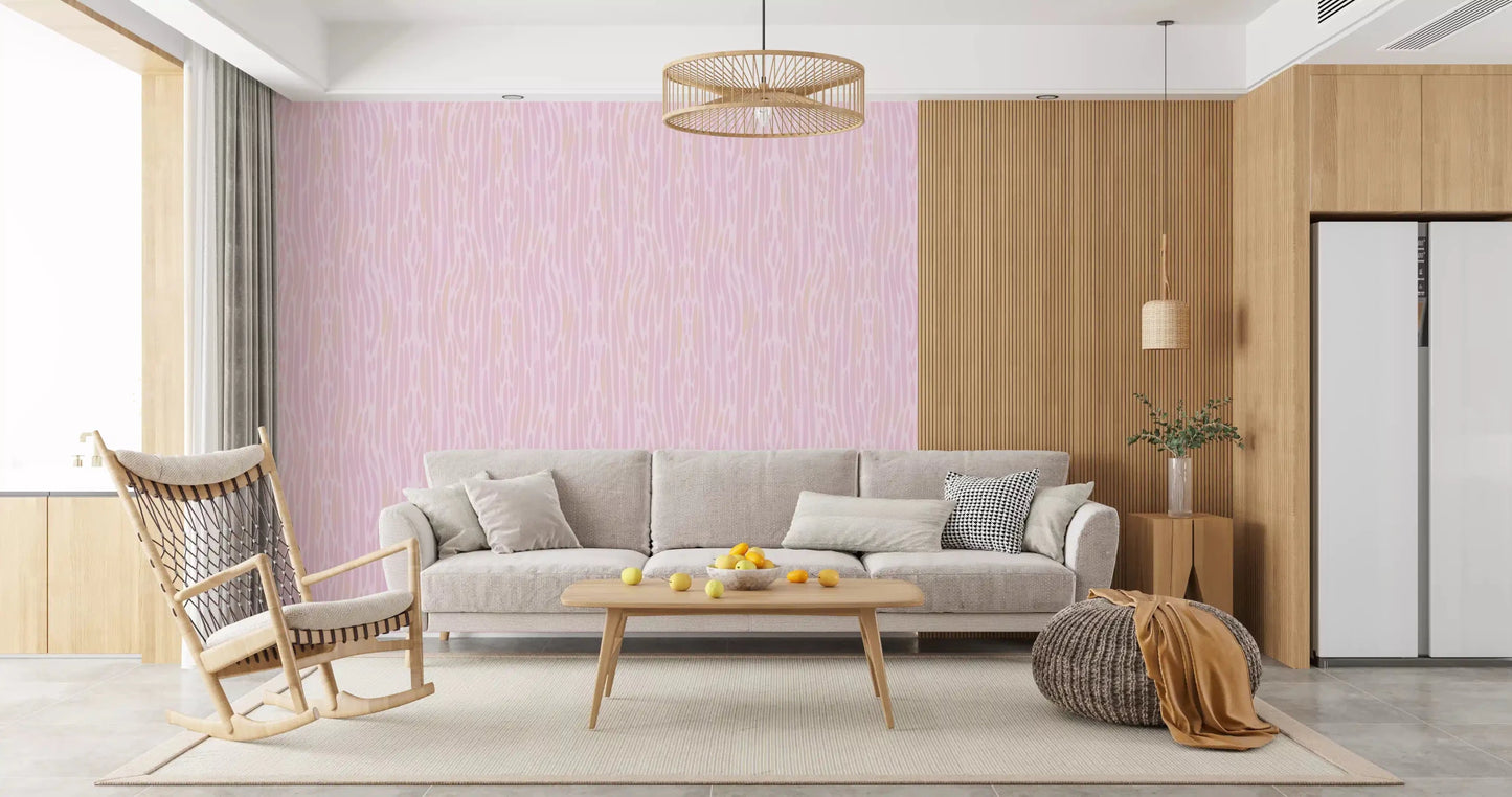 Living room catches a calm pink glow inside this Ethereal Blush Strokes wallpaper.
GD9524