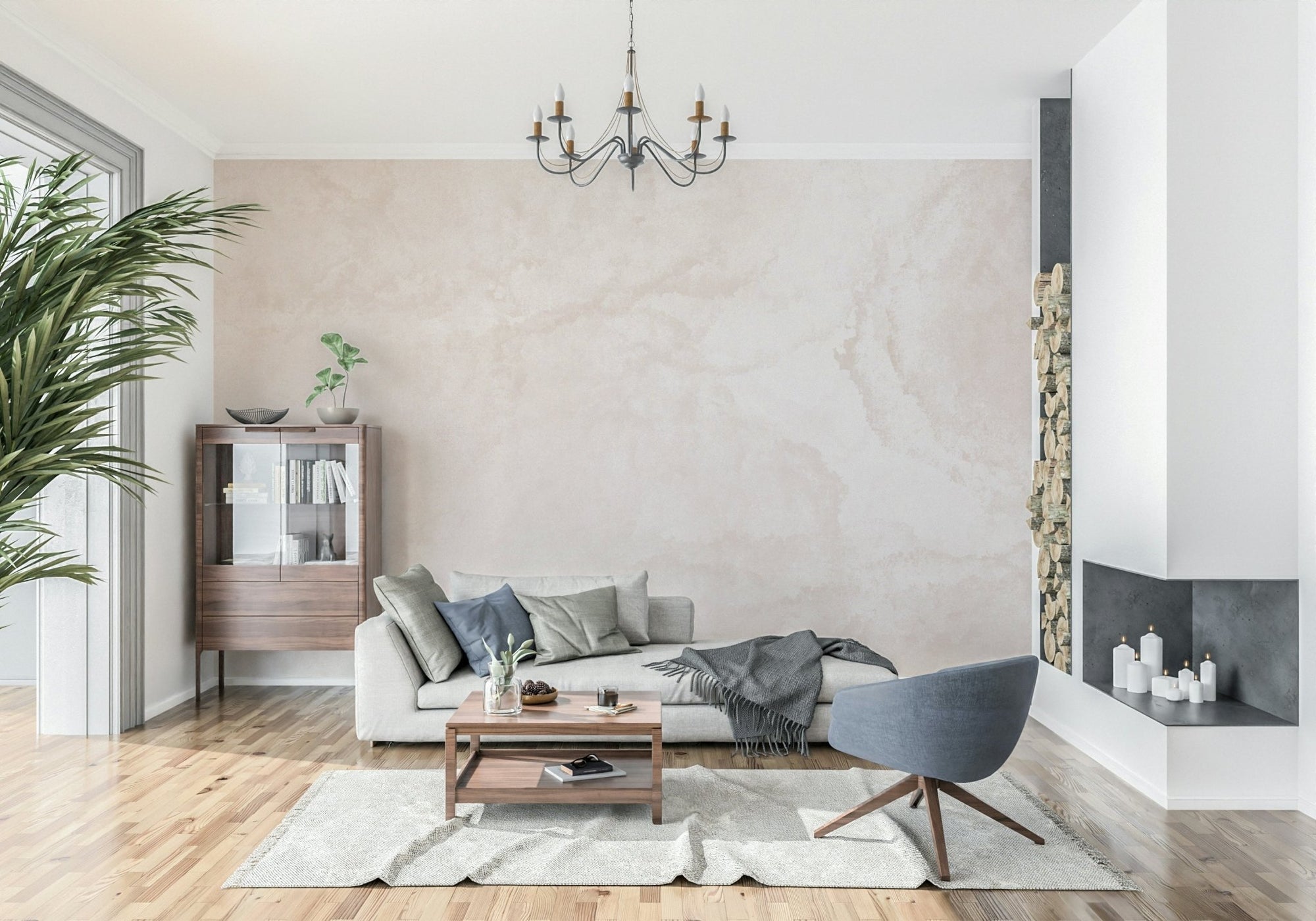 Ethereal Blush Wall Mural  GD5453