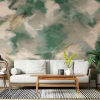 A beautiful modern art wall mural of delicate lines., GD5691