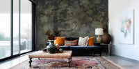 A beautiful wide-angle wall mural of a misty wood., GD5598