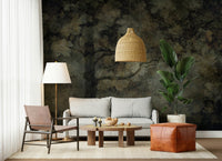 An artistic nature inspired mural for home decor., GD5598