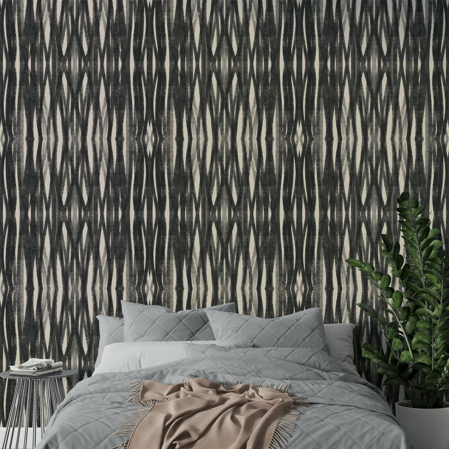 Soft weave wallpaper design for rooms

