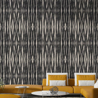 Fabric-inspired wallpaper with modern style

