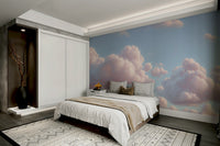 A serene abstract sky wall mural for your decor.

