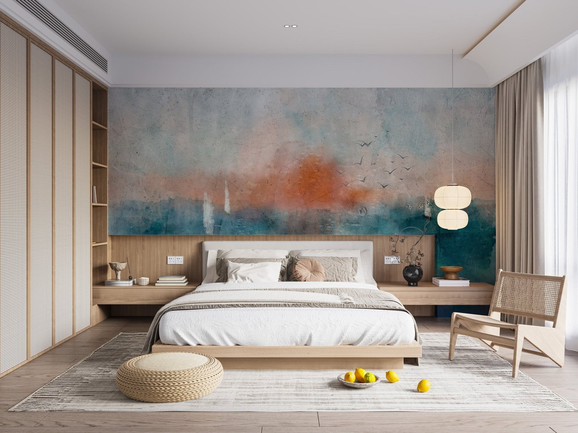 Ethereal Dusk Texture Mural - Giffywalls