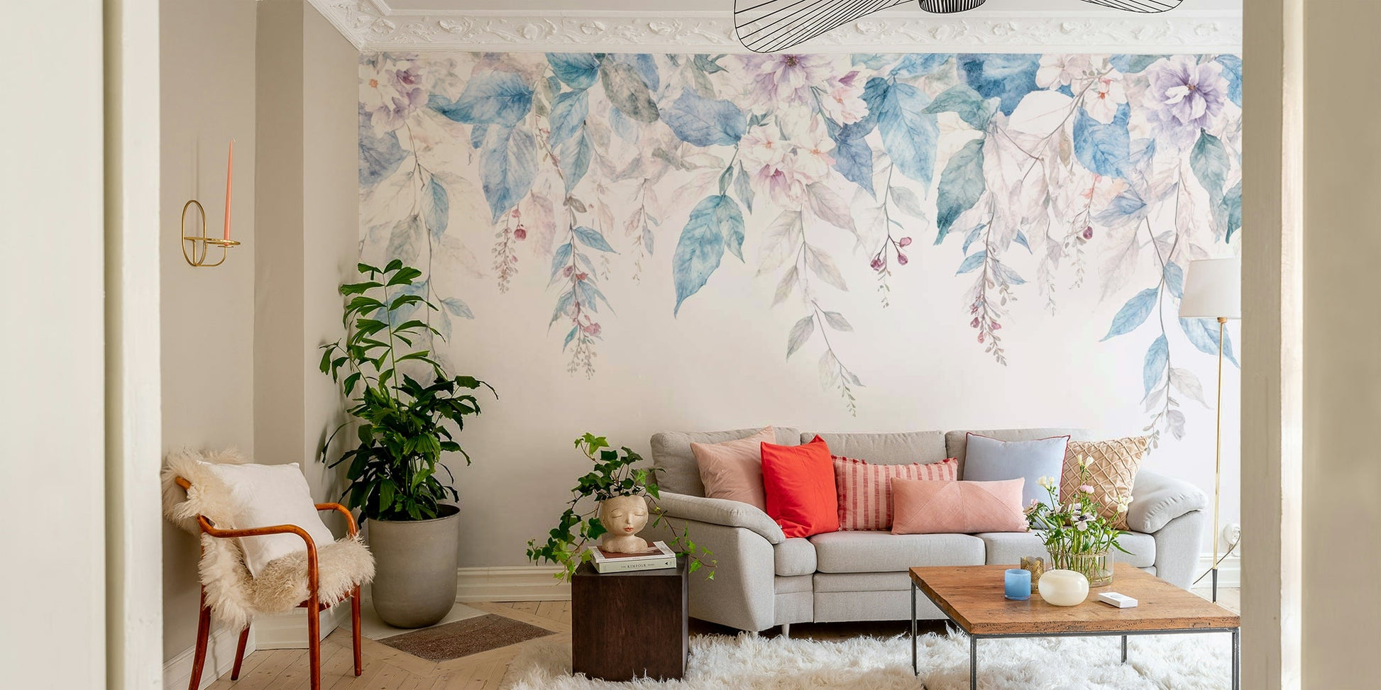 The design gives a feeling of quiet, natural beauty.

