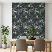 Artistic rendering of the Ethereal Floral Wallpaper, an elegant option for peel and stick wallpaper.