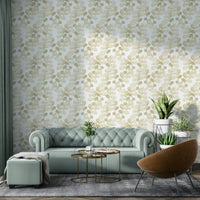 A serene ethereal foliage wall mural for your decor.

