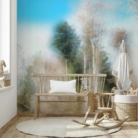 Ethereal Forest Landscape Photography | Tranquil Nature Art Print Wall Mural
