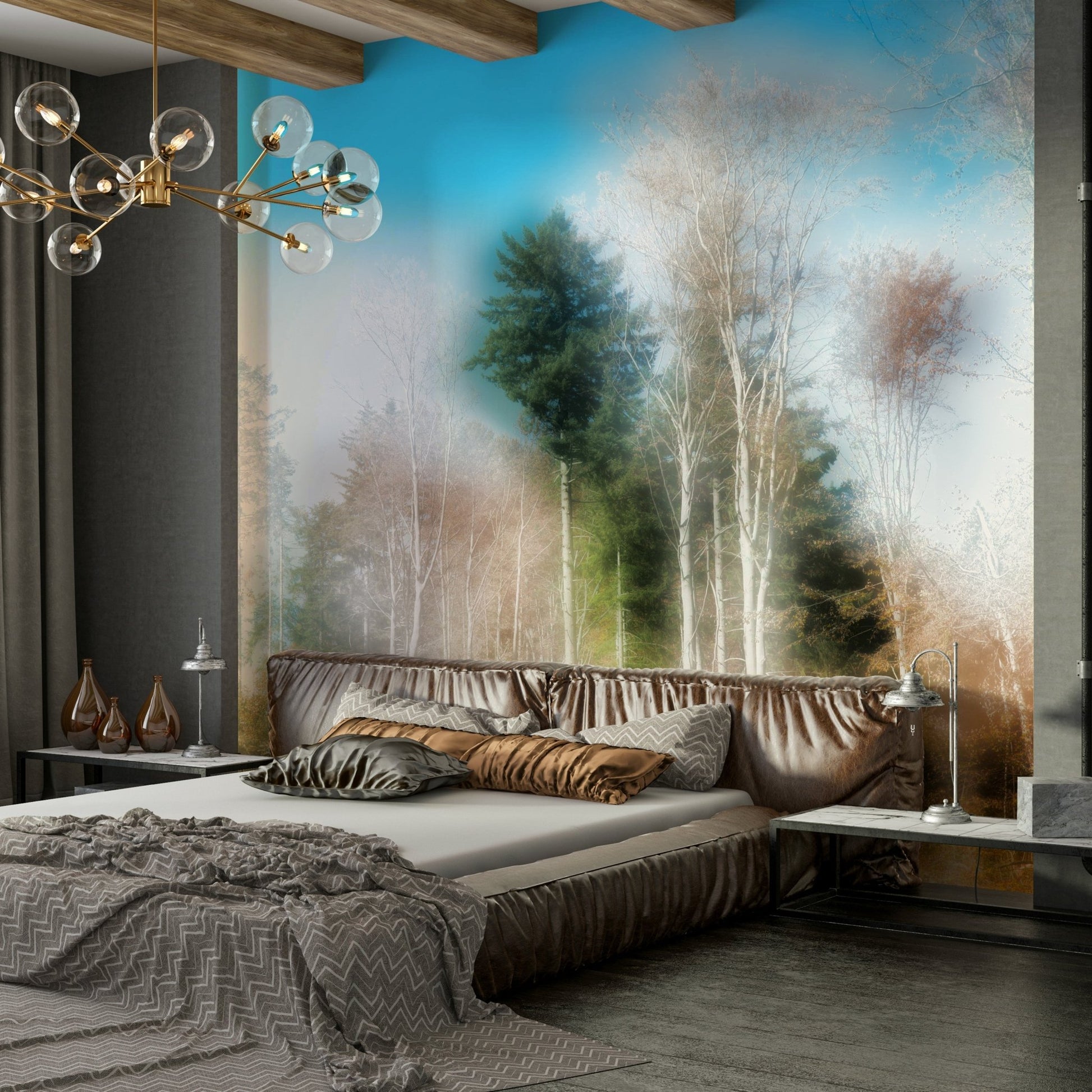 Ethereal Forest Landscape Photography | Tranquil Nature Art Print Wall Mural