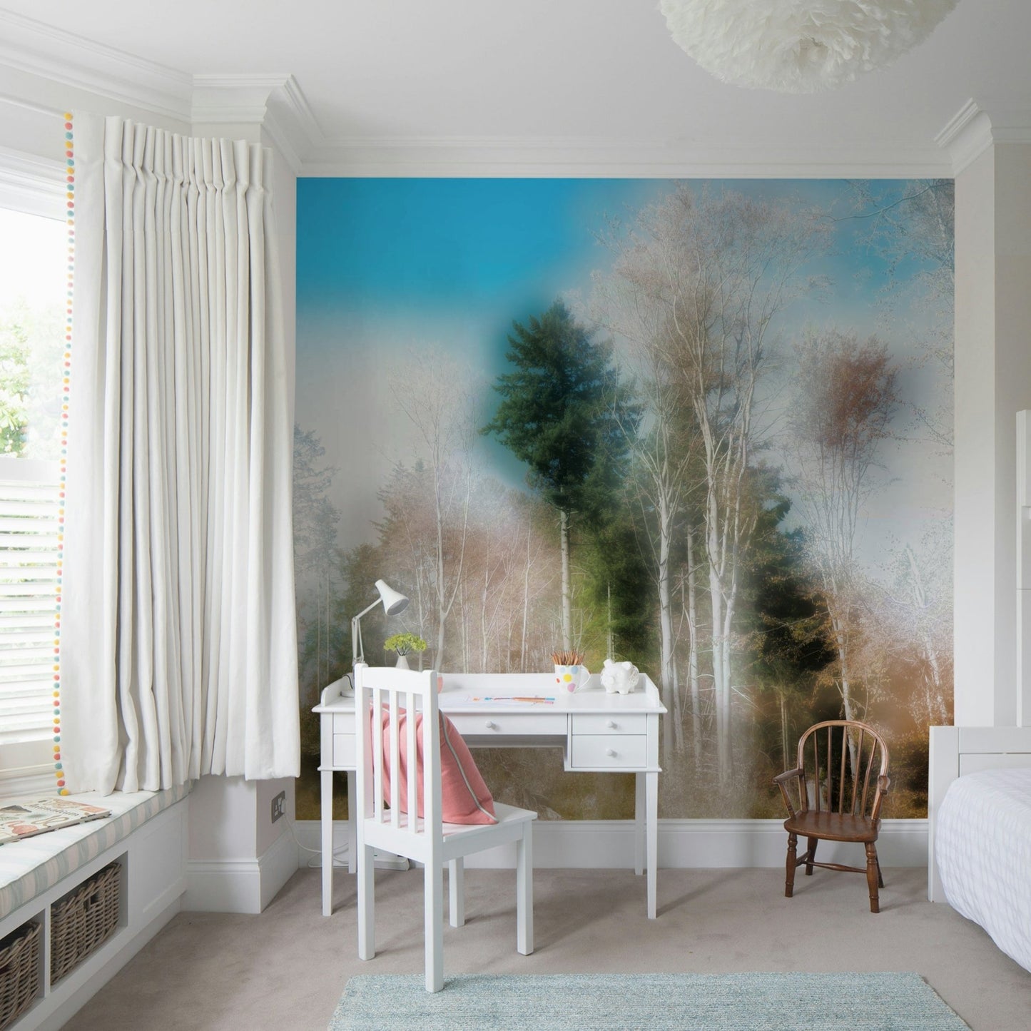 Ethereal Forest Landscape Photography | Tranquil Nature Art Print Wall Mural