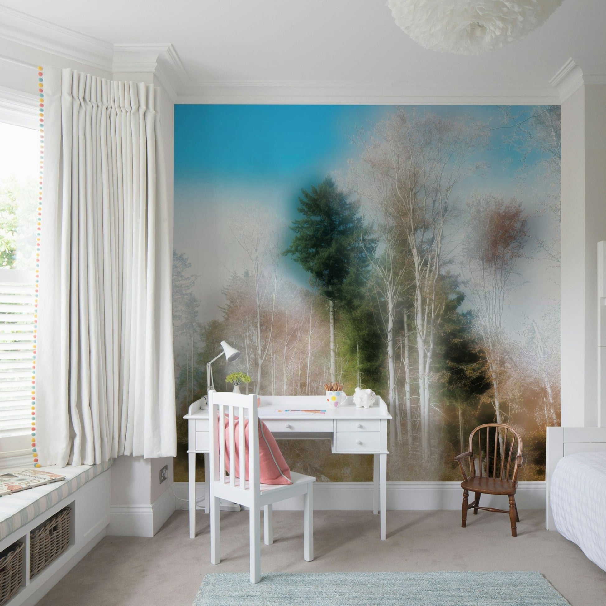 Ethereal Forest Landscape Photography | Tranquil Nature Art Print Wall Mural