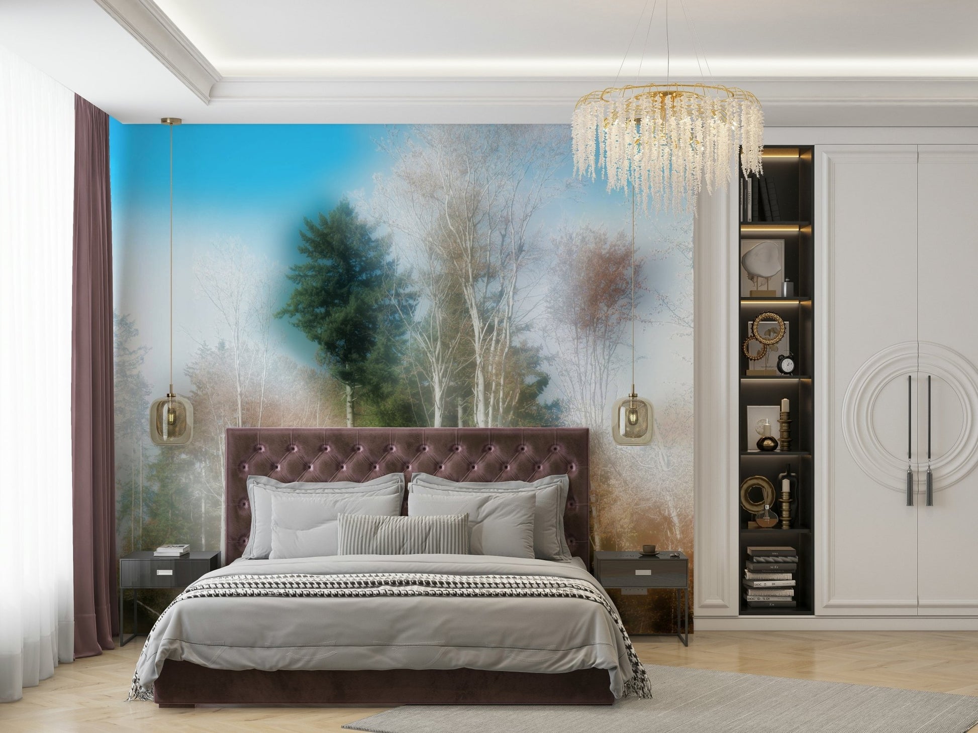 Ethereal Forest Landscape Photography | Tranquil Nature Art Print Wall Mural