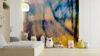 Ethereal Forest Light Photography | Abstract Nature Art Print | Colorful Blurred Landscape Wall Mural