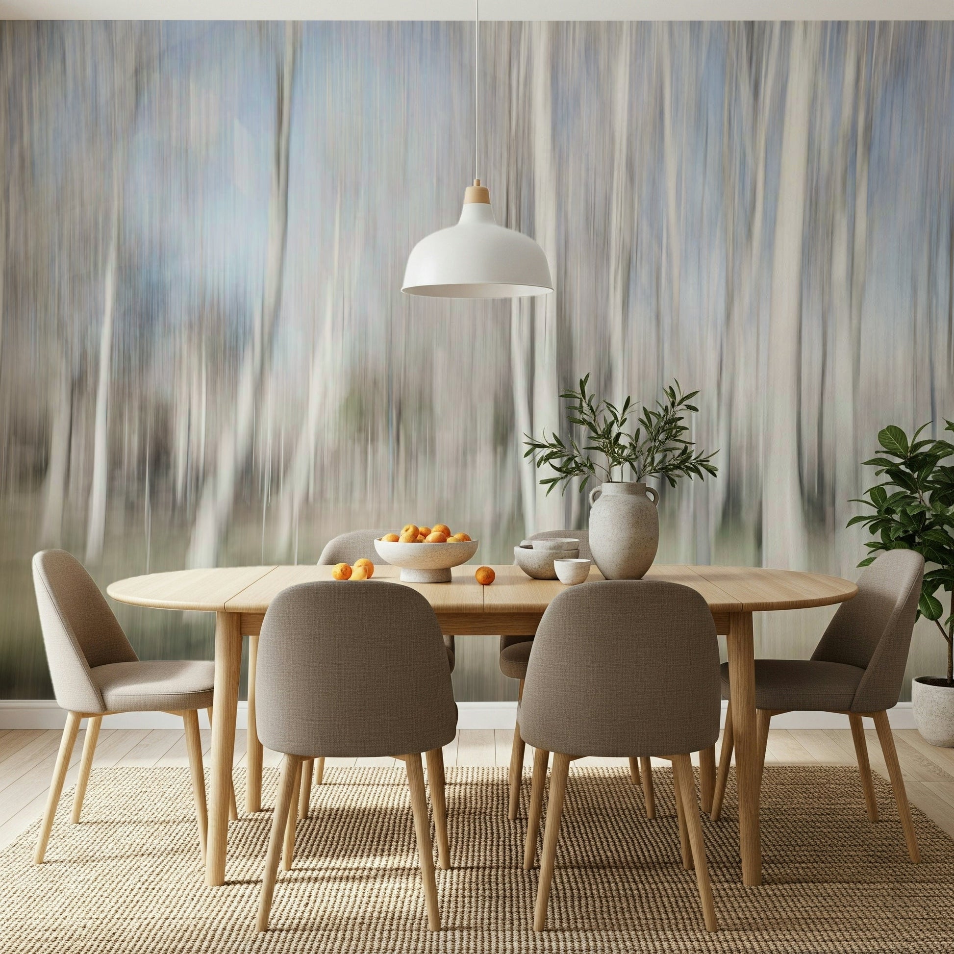 A classic forest theme wallpaper for walls., GD5655