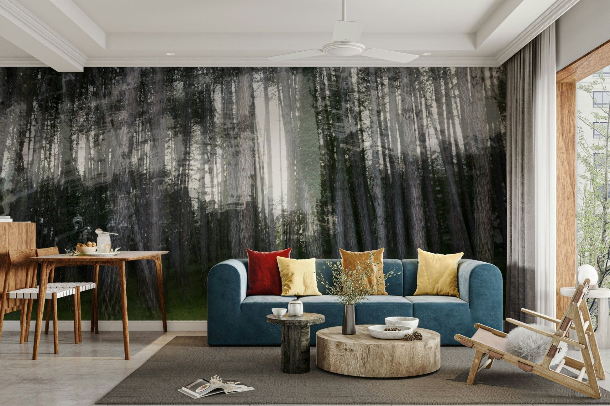 Perfect wall mural for bedrooms, living rooms, and offices

