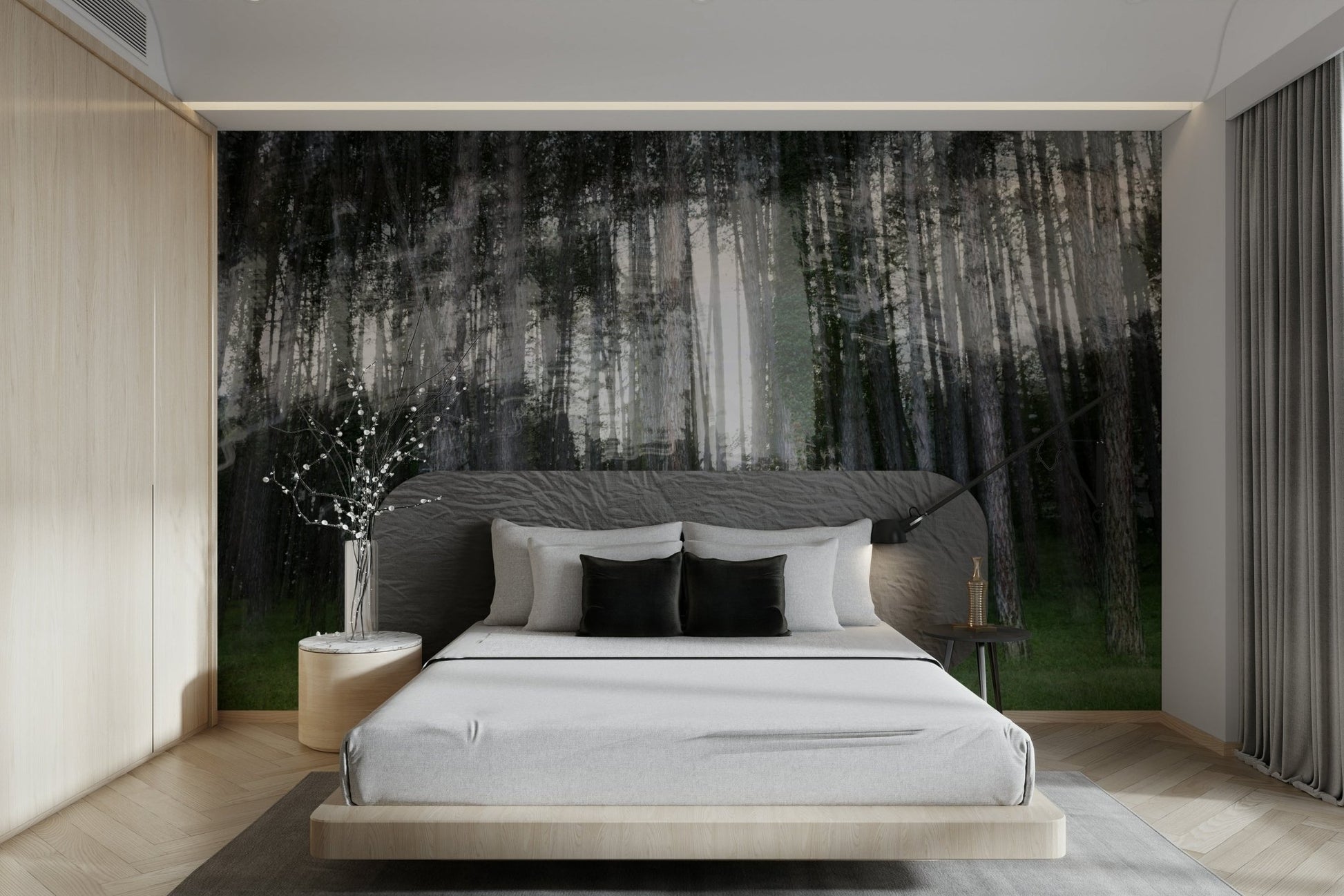 Soft, muted colors create a dreamy, serene atmosphere

