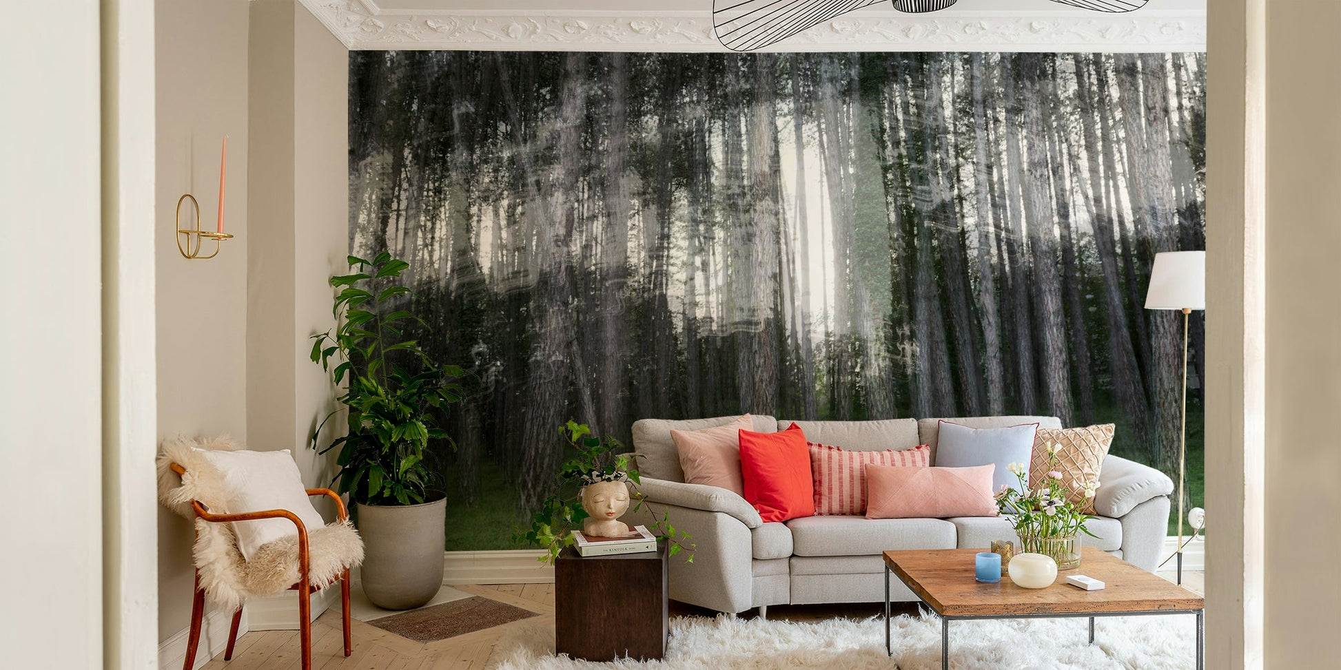 Tranquil nature decor ideal for creating a peaceful retreat

