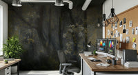 A beautiful wide-angle wall mural of a dreamy wood., GD5596