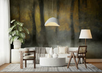 A classic forest theme wallpaper for walls.