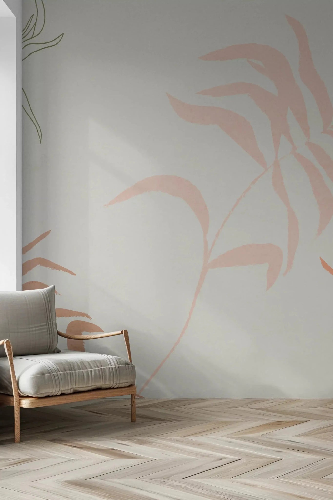 Ethereal Fronds Wall MuralGD9387