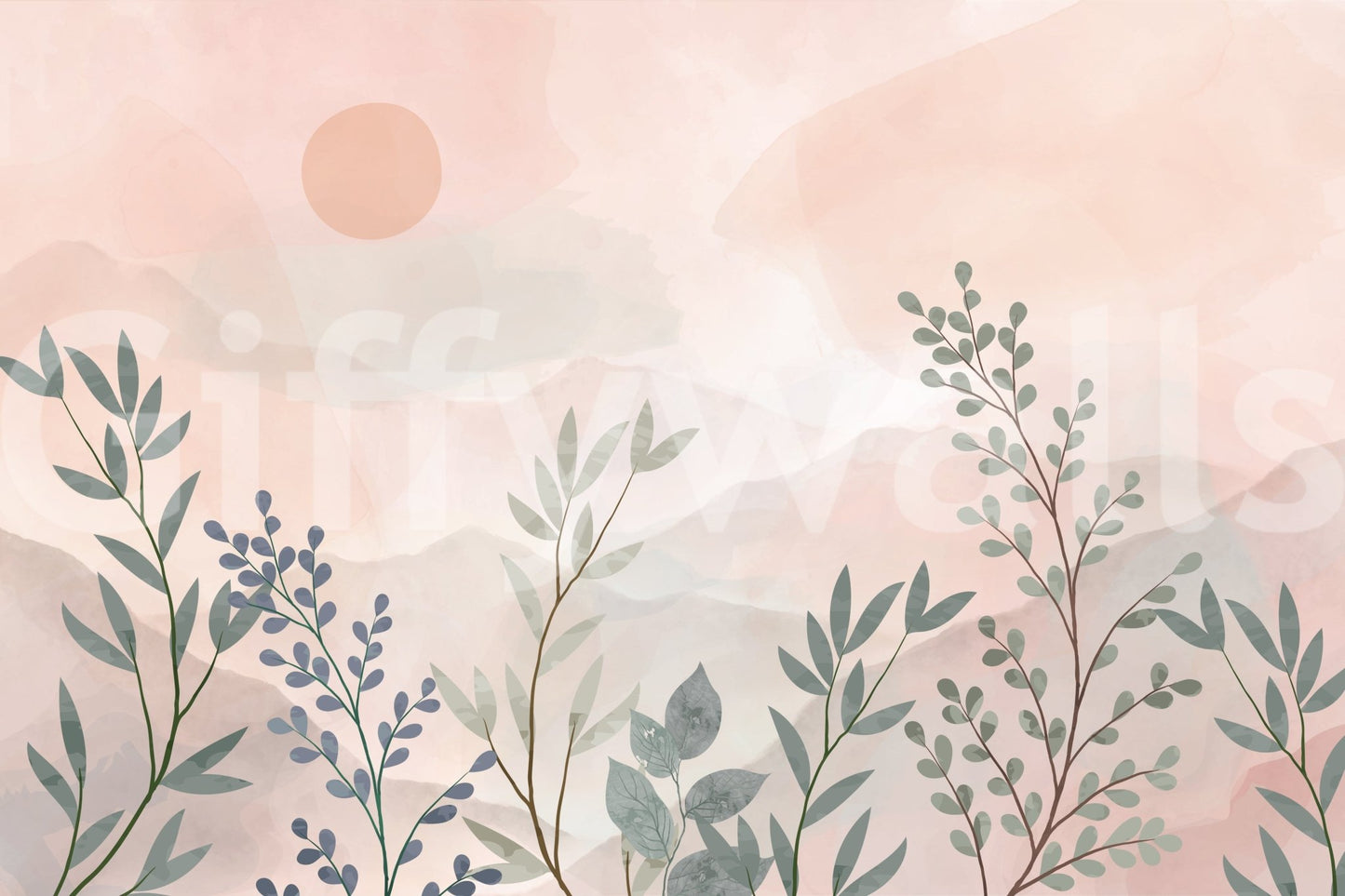 Ethereal Garden Wall Mural