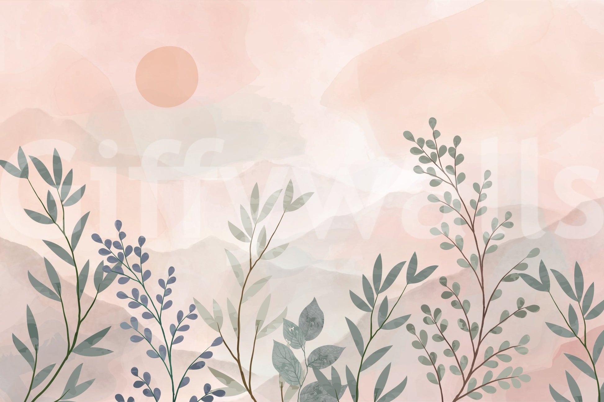 Ethereal Garden Wall Mural