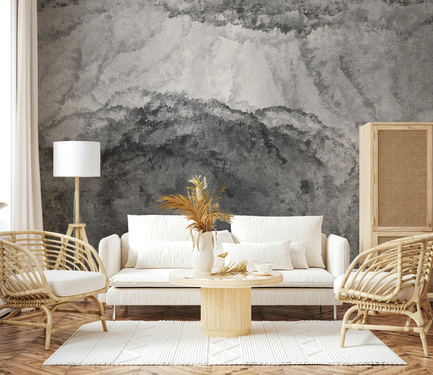 Ethereal Gray Wall Mural -2453360