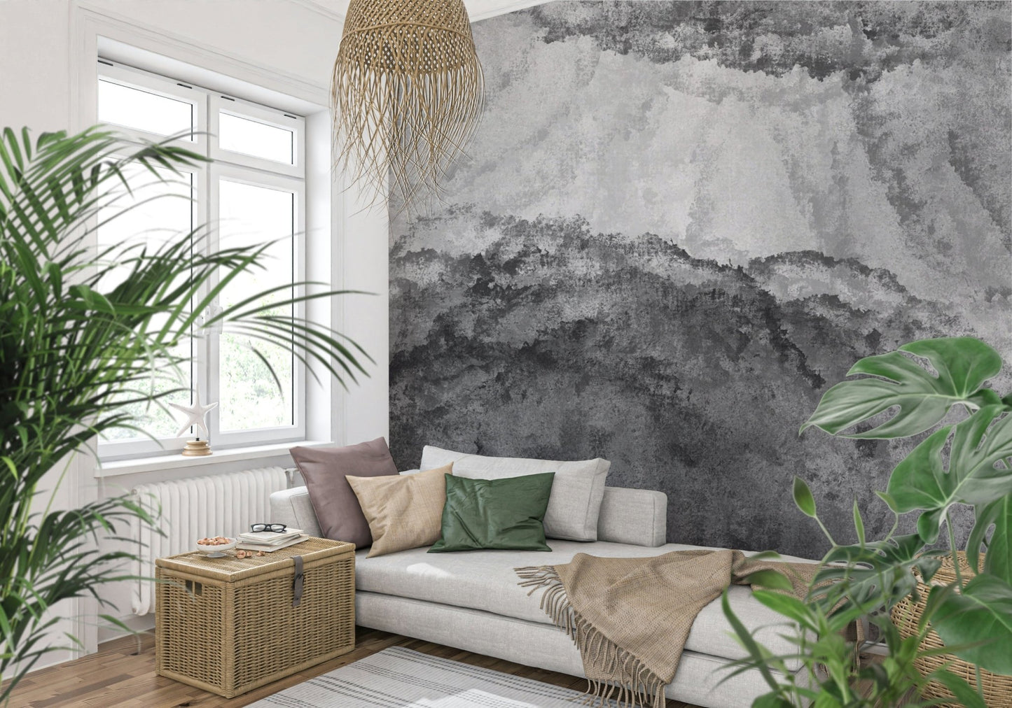 Ethereal Gray Wall Mural -2453360