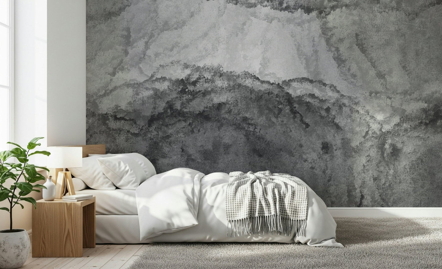 Ethereal Gray Wall Mural -2453360