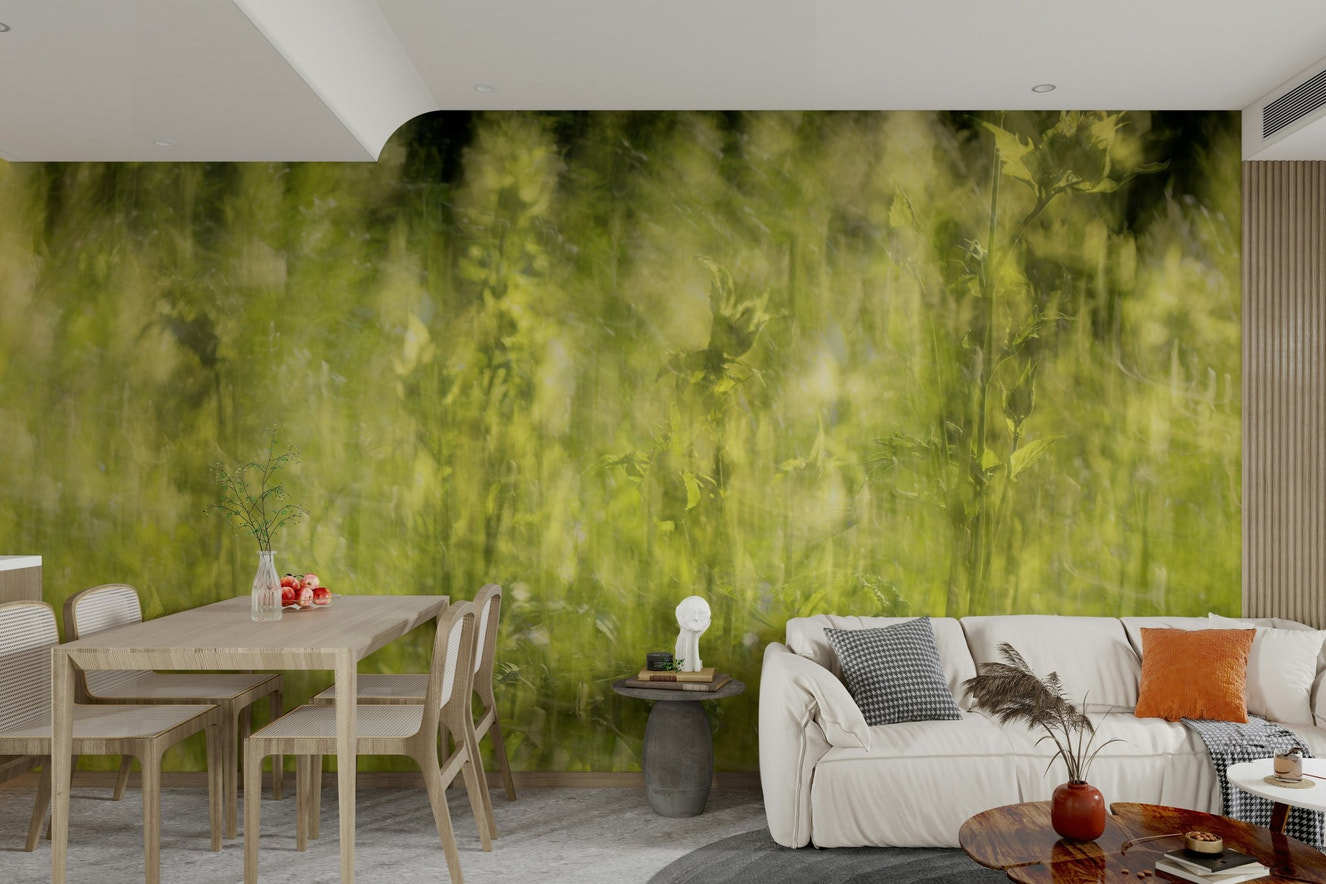 Ethereal green field.

